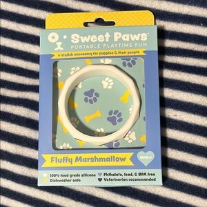 Sweet Paws Fluffy Marshmallow Dog Teething Toy